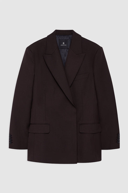 ANINE BING ARETHA BLAZER - DEEP BROWN